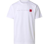 The North Face - Camiseta Gráfica Regular 'Never Stop Exploring' para Hombre - Mezcla de Algodón Suave y Poliéster - Estampado Gráfico al Agua- TNF White, S