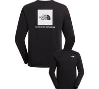 The North Face - Camisetas - M Evolution Box Nse Regular Long Sleeve TNF Black TNF White - Talla L - Negro Negro L