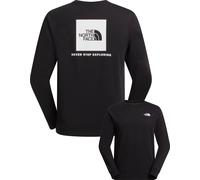 The North Face - Camisetas - M Evolution Box Nse Regular Long Sleeve TNF Black TNF White - Talla M - Negro Negro M
