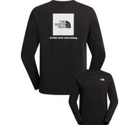 The North Face - Camisetas - M Evolution Box Nse Regular Long Sleeve TNF Black TNF White - Talla XL - Negro Negro XL