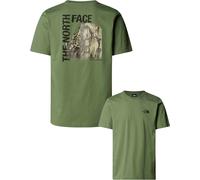 The North Face - Camisetas - M Half Dome Photo SS Tee Bark Mist - Talla M - Verde Verde M