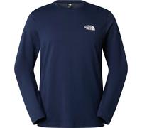 The North Face - Camisetas - M L/S Simple Dome Tee Summit Navy - Talla L - Azul marino Azul marino L
