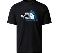The North Face - Camisetas - M Mountain Foundation SS Tee Graphic TNF Black - Talla XL - Negro Negro XL