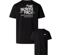The North Face - Camisetas - M Mountain Sketch Regular Short Sleeve TNF Black - Talla S - Negro Negro S