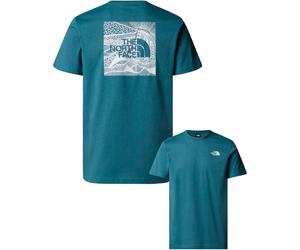 The North Face - Camisetas - M SS Box Nse Celebration Tee Space - Talla S - Azul Azul S