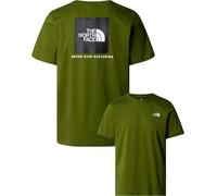 The North Face - Camisetas - M SS Box NSE Tee Woodland Green TNF Black - Talla M - Verde Verde M