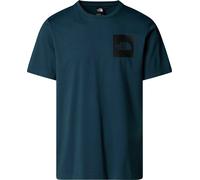 The North Face - Camisetas - M SS Fine Tee Deep Cypress - Talla 142-151 - Azul Azul 142-151