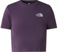 The North Face - Camisetas mujer - W Essential Cropped Slim Short Sleeve Tee Endless Dusk para Mujer - Talla XS - Púrpura Púrpura XS