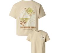 The North Face - Camisetas mujer - W Sun Regular Short Sleeve Cutie Tee Desert Stone para Mujer - Talla XS - Beige Beige XS