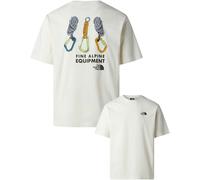 The North Face - Camisetas - U Explore Gear Relaxed S/S Tee White Dune - Talla XL - Beige Beige XL