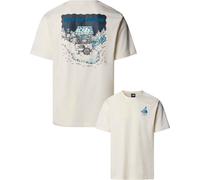 The North Face - Camisetas - U Powder Days Relaxed S/S Tee-Graphic White Dune - Talla L - Beige Beige L
