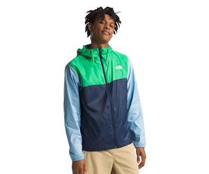 The North Face Chaqueta Cyclone 3 para hombre, Summit Navy/Optic Emerald/Steel Blue, X-Large