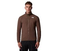 THE NORTH FACE Chaqueta de forro polar para hombre, 100 Glacier, con cremallera completa, Smokey Brown, XS