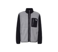 THE NORTH FACE Sudadera con cremallera y cuello alto. Color gris/negro