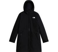 THE NORTH FACE Parka larga con cierre de cremallera, para invierno. Color Negro