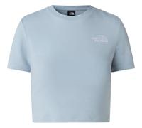 THE NORTH FACE Essential Cropped Slishort Sleeve Te W - Mujer - Azul - talla M- modelo 2026