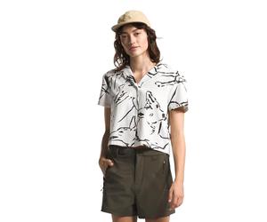 The North Face First Trail Camisa White Dune Coyote Field Sketch Print M