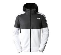 THE NORTH FACE Fleece con Cremallera Completa Camiseta, TNF White-Asphalt Grey-TNF Black, XXL para Hombre
