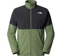 The North Face - Forros polares - M Glacier Heavyweight Full Zip Bark Mist Asphalt Grey - Talla L - Verde Verde L