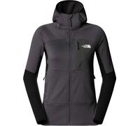 The North Face - Forros polares mujer - W Polartec Powergrid Stormgap Hoodie Anthracite Grey TNF Black para Mujer - Talla XS - Gris Gris XS