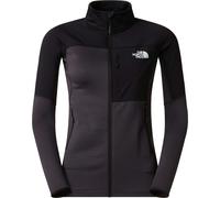 The North Face - Forros polares mujer - W Polartec Powergrid Stormgap Jacket Asphalt Grey TNF Black - Talla XS - Gris Gris XS