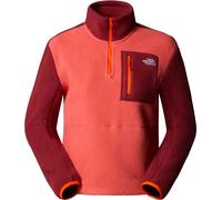 The North Face - Forros polares mujer - W Yumiori 1/4 Zip Mars Dust Sumac Solar Flare para Mujer - Talla L - Rojo Rojo L