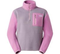 The North Face - Forros polares mujer - W Yumiori 1/4 Zip Transcendent Grey para Mujer - Talla S - Gris Gris S
