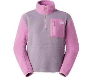 The North Face - Forros polares mujer - W Yumiori 1/4 Zip Transcendent Grey para Mujer - Talla XS - Gris Gris XS