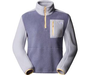 The North Face - Forros polares mujer - W Yumiori 1/4 Zip Twilight Galaxy Blue Flax Mineral Salt para Mujer - Talla S - Púrpura Púrpura S