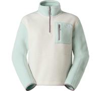 The North Face - Forros polares mujer - W Yumiori 1/4 Zip White Dune Opal para Mujer - Talla M - Blanco Blanco M