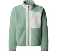 The North Face - Forros polares/plumíferos niños - G Yumiori Full Zip Jacket Slate Moss White Dune - Talla L - Verde Verde L