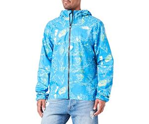 The North Face Higher Run Chaqueta, Super Sonic Blue Valley Floor Print, Extra-Large para Hombre