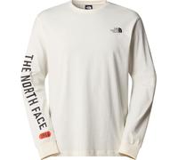 The North Face L/S Varsity Graphic Tops de Manga Larga para Hombre White Dune XS