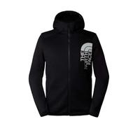 The North Face Merak Hoodie Chaqueta polar para hombre Tnf Black/Tnf White/Npf M