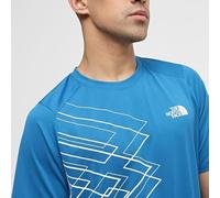 The North Face Mountain Athletic Camiseta Adriatic Blue-Asphalt Grey-TNF White S