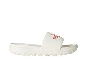 THE NORTH FACE Never Stop Cush Slides para hombre White Dune/Lava Red 40.5