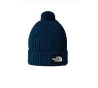 The North Face NF0A3FN31NO1 TNF Logo Box Pom Beanie Hat Hombre Midnight Petrol Tamaño OS