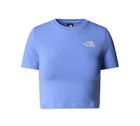 The North Face NF0A55AO0YI W S/S Essential Cropped Slim tee T-Shirt Mujer Virtual Blue Tamaño M