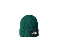 The North Face NF0A7WGCNL11 Kids' TNF Box Logo Cuffed Beanie Hat Unisex Evergreen Tamaño OS