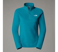 The North Face NF0A855M6GO W 100 Glacier 1/4 Zip - EU Sweatshirt Mujer Deep Teal Tamaño S