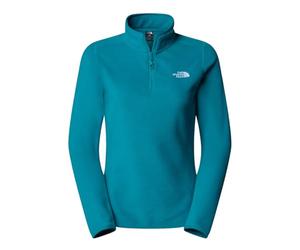 The North Face NF0A855M6IF W 100 Glacier 1/4 Zip - EU Sweatshirt Mujer Indigo Plum Tamaño S