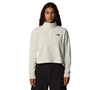The North Face NF0A855N4HP W 100 Glacier Cropped 1/4 Zip Sweatshirt Mujer White Dune-NPF Tamaño M