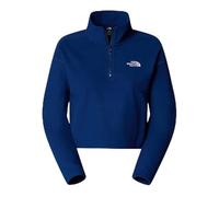THE NORTH FACE NF0A855ND1R W 100 Glacier Cropped 1/4 Zip Sweatshirt Mujer Estate Blue Tamaño L