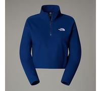 The North Face NF0A855ND1R W 100 Glacier Cropped 1/4 Zip Sweatshirt Mujer Estate Blue Tamaño S
