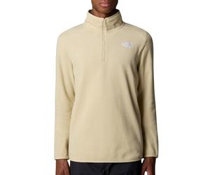 The North Face NF0A855WAWA1 100 Glacier 1/4 Zip Sweatshirt Hombre Zion Orange/Concrete Grey Tamaño S