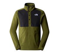 The North Face NF0A8562RMO1 M HOMESAFE Snap Neck Fleece Pullover Sweatshirt Hombre Forest Olive/TNF Black Tamaño S