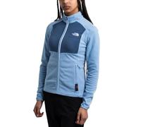 THE NORTH FACE NF0A8566TI91 W HOMESAFE Full Zip Fleece Sweatshirt Mujer Steel Blue/Shady Blue Tamaño M