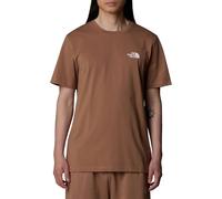 THE NORTH FACE NF0A87NG6IH M S/S Simple Dome tee T-Shirt Hombre Latte Tamaño L