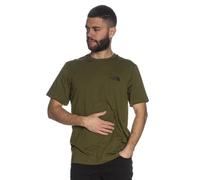 The North Face NF0A87NGPIB M S/S Simple Dome tee T-Shirt Hombre Forest Olive Tamaño L
