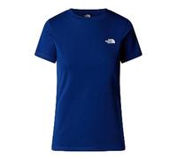 THE NORTH FACE NF0A87NHD1R W S/S Simple Dome Slim tee T-Shirt Mujer Estate Blue Tamaño XS